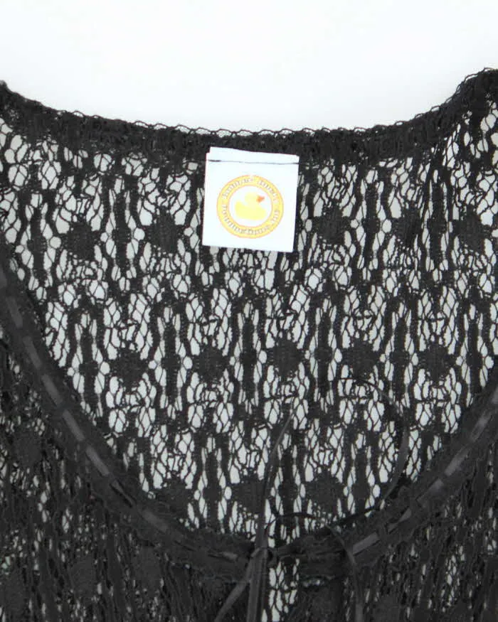 Vintage 90s Rubber Ducky Lace Cover-Up Top - S sold by Rokit product image thumbnail 5