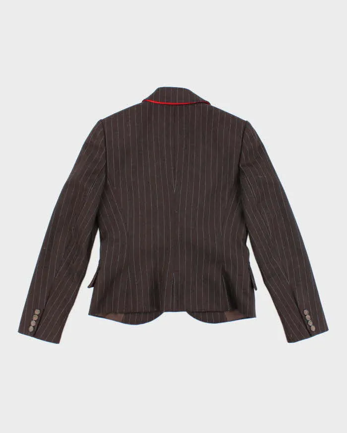 Vintage Adrienne Vittadini Wool Blend Pin Stripe Blazer - M sold by Rokit product image thumbnail 2