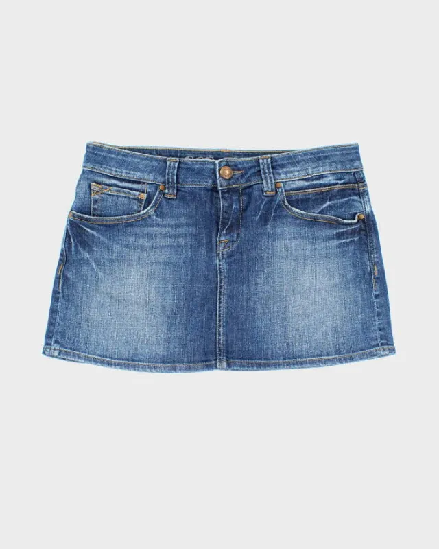 Vintage Y2k 00s Mavi Denim Mini Skirt - S sold by Rokit