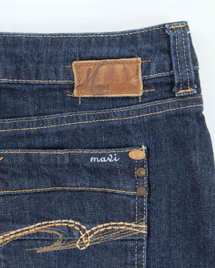 Vintage Y2k 00s Mavi Dark Wash Denim Mini Skirt - M sold by Rokit product image thumbnail 3