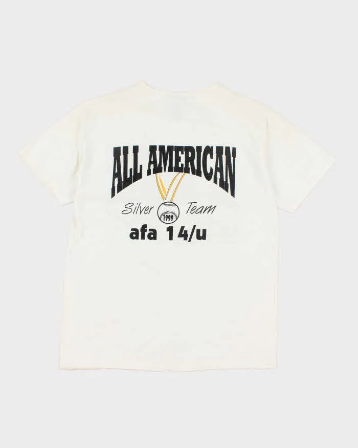 Vintage 90's AFA Softball Graphic T-Shirt - L sold by Rokit product image thumbnail 2