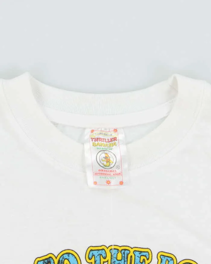 Vintage 90's Barbados Bad to the Bone Souvenir Graphic T-Shirt - XL sold by Rokit product image thumbnail 5