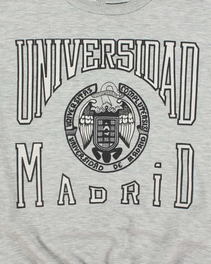 Vintage 90's Madrid University Graphic Print Sweatshirt - M sold by Rokit product image thumbnail 3