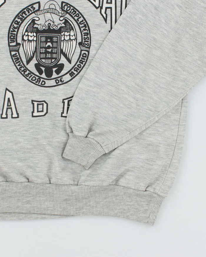 Vintage 90's Madrid University Graphic Print Sweatshirt - M sold by Rokit product image thumbnail 4