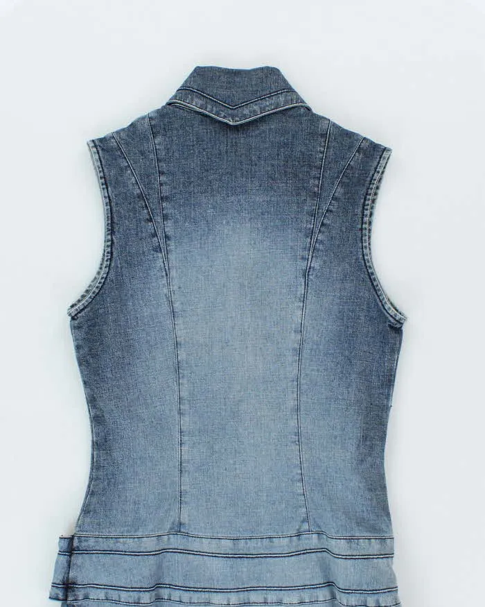 Vintage Y2k 00s Anne . X Zip-Up Denim Dress - S sold by Rokit product image thumbnail 4