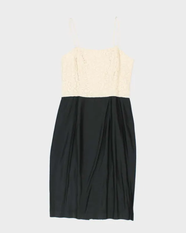 Vintage 80s Lace Strappy Dress - S sold by Rokit