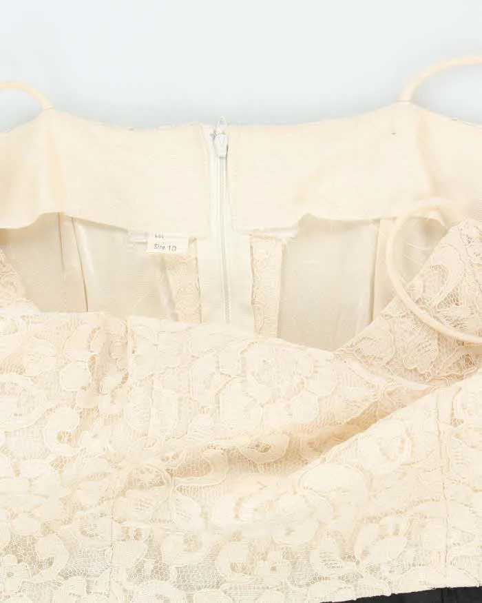 Vintage 80s Lace Strappy Dress - S sold by Rokit product image thumbnail 5