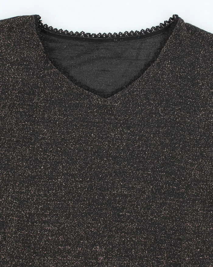 Vintage Y2k 00s Glitter Sparkly Glitter Mesh Top - S sold by Rokit product image thumbnail 3