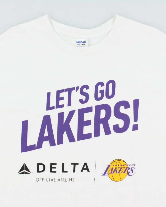 Vintage 2000's Lets Go Lakers NBA Graphic T-Shirt - XL sold by Rokit product image thumbnail 3