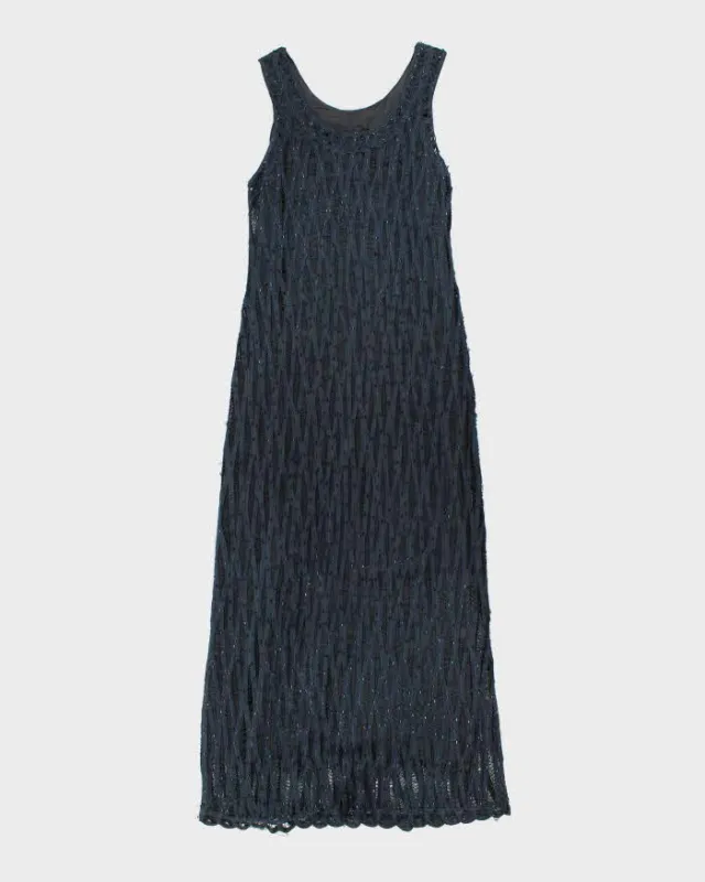 Vintage 90s Carole Little Beaded Dress - S sold by Rokit