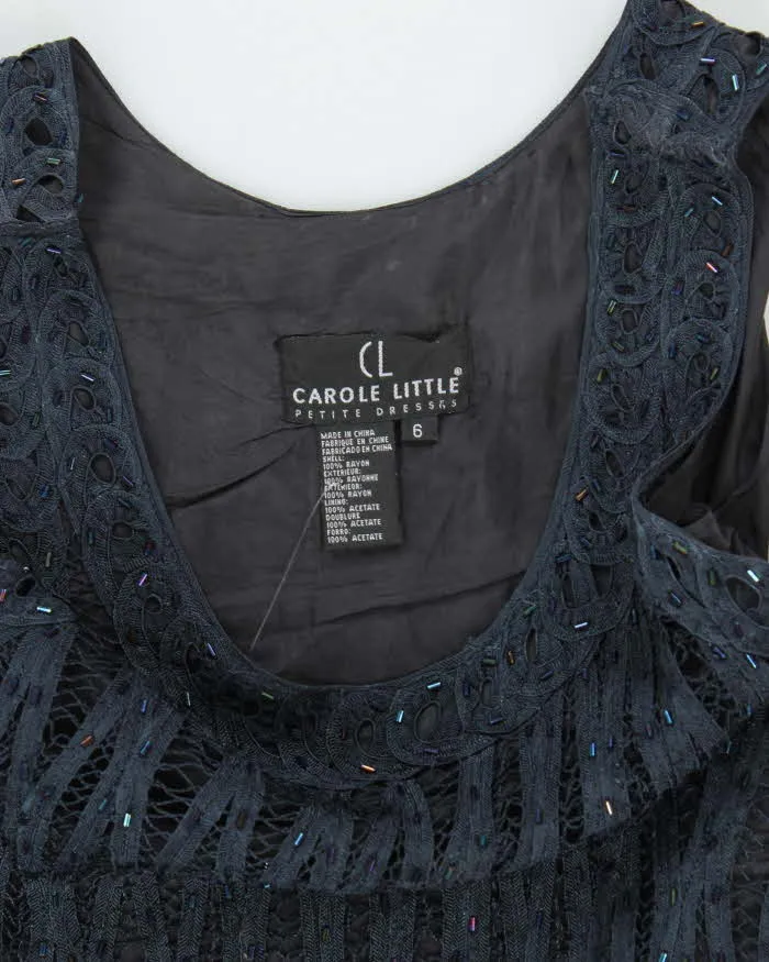 Vintage 90s Carole Little Beaded Dress - S sold by Rokit product image thumbnail 5