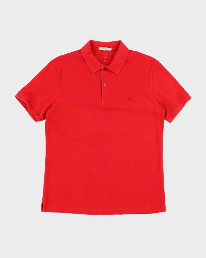 Vintage 2000's Burberry Brit Small Embroidered Logo Polo Shirt - M sold by Rokit