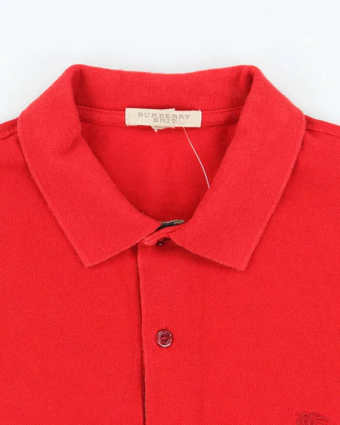 Vintage 2000's Burberry Brit Small Embroidered Logo Polo Shirt - M sold by Rokit product image thumbnail 5