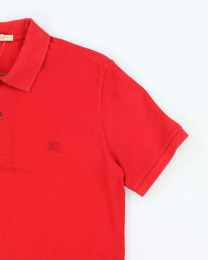 Vintage 2000's Burberry Brit Small Embroidered Logo Polo Shirt - M sold by Rokit product image thumbnail 4