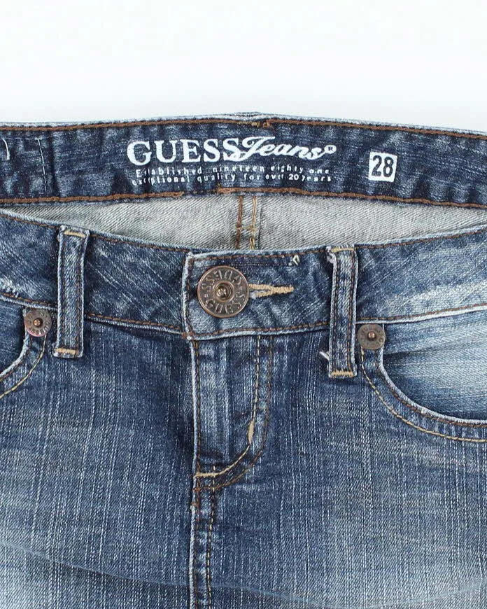 Vintage Y2k 00s Guess Rhinestone Denim Mini Skirt - S sold by Rokit product image thumbnail 5