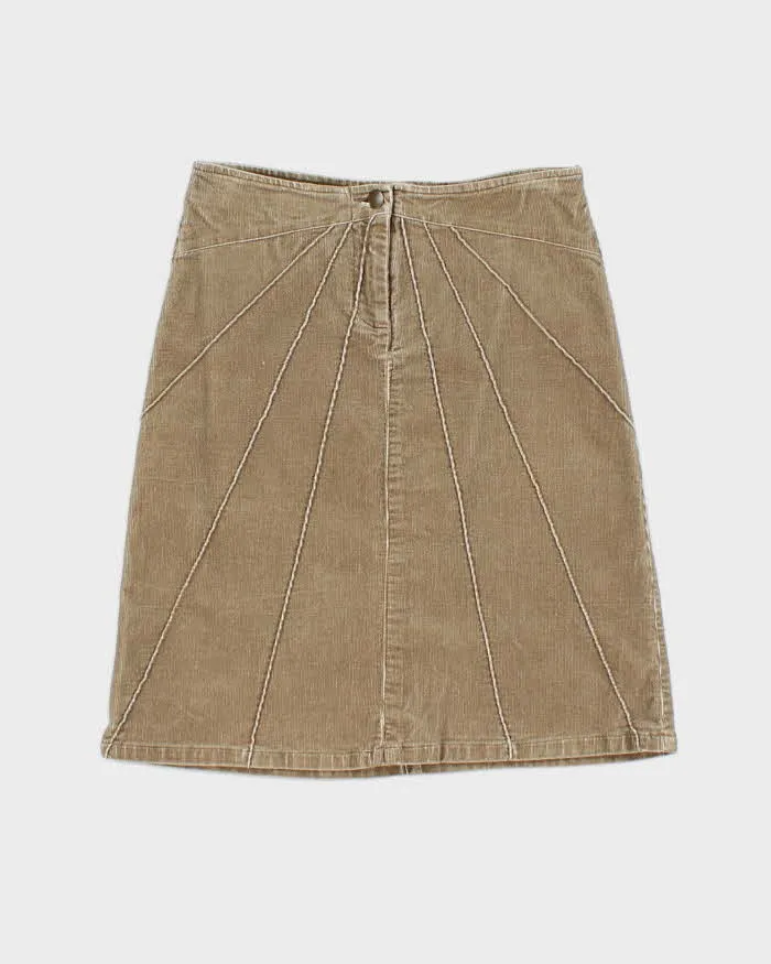Vintage 90s Santa Barbra Corduroy Skirt - XS sold by Rokit