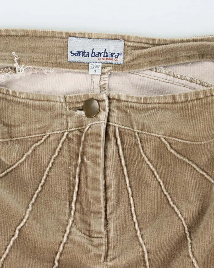 Vintage 90s Santa Barbra Corduroy Skirt - XS sold by Rokit product image thumbnail 5