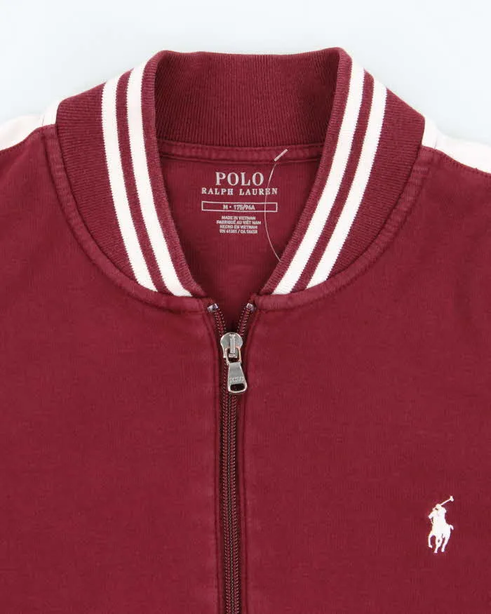 Vintage Ralph Lauren Small Horse Zip Up Bomber Sweatshirt - M sold by Rokit product image thumbnail 5