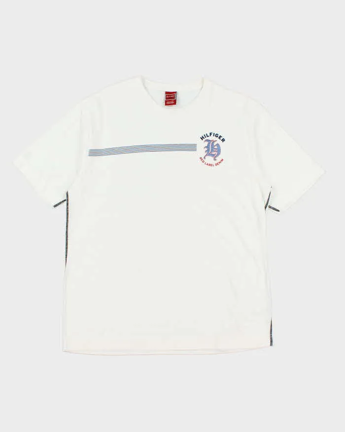Vintage Y2K Tommy Hilfiger Red Label Heavyweight T-Shirt - L sold by Rokit