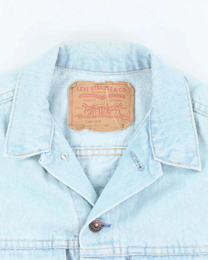 Vintage 80's Levi's Ultra Light Wash Denim Jacket - S sold by Rokit product image thumbnail 5