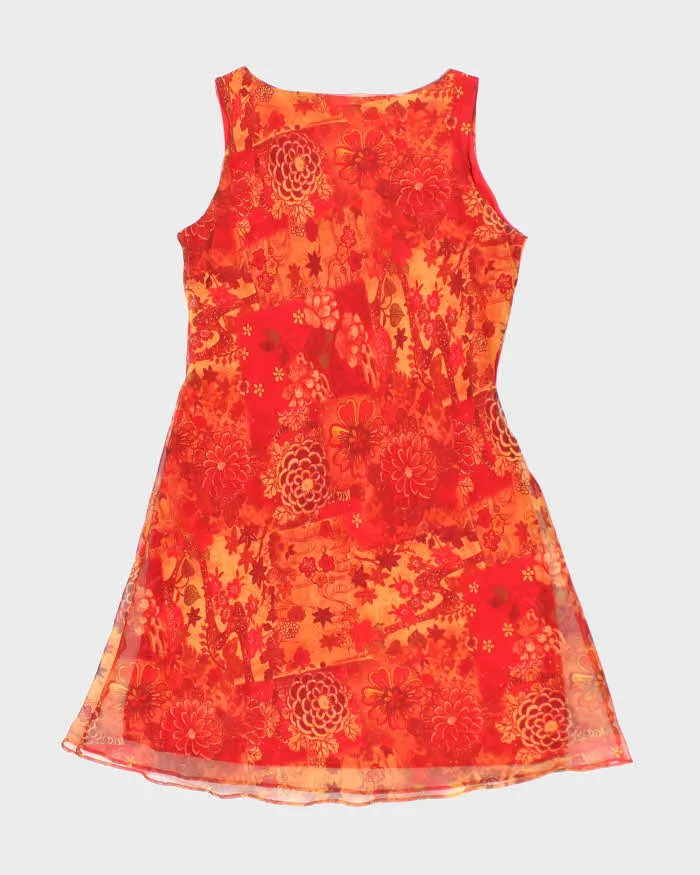 Vintage 90s Alyn Paige Mesh Floral Dress - M sold by Rokit product image thumbnail 2