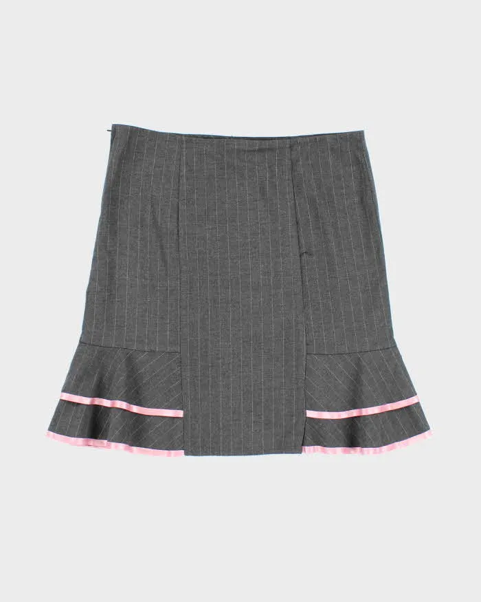 Vintage Y2k 00s Limite Pin Stripe Skirt - S sold by Rokit product image thumbnail 2