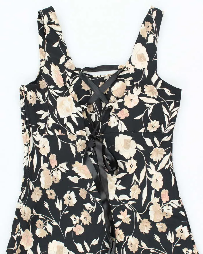 Vintage 90s Jay Jacobs Floral Lace-Up Dress - S sold by Rokit product image thumbnail 4