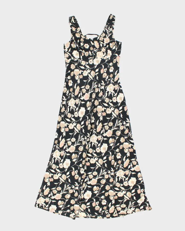 Vintage 90s Jay Jacobs Floral Lace-Up Dress - S sold by Rokit