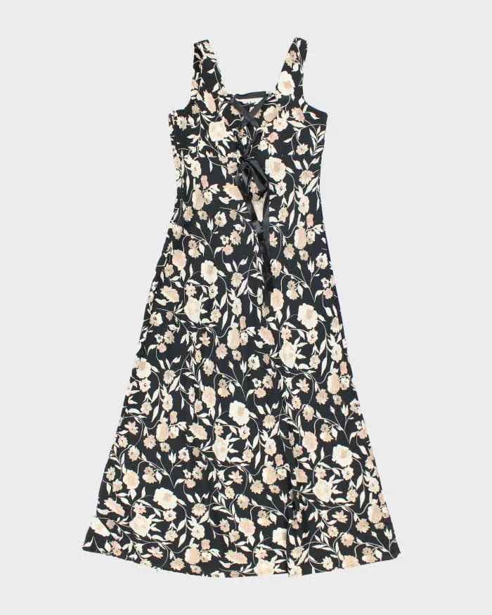 Vintage 90s Jay Jacobs Floral Lace-Up Dress - S sold by Rokit product image thumbnail 2