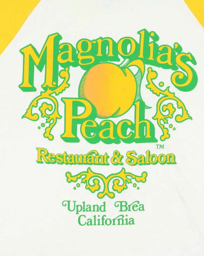 Vintage 80's Magnolia's Peach Baseball Long-sleeved Shirt - XL sold by Rokit product image thumbnail 4