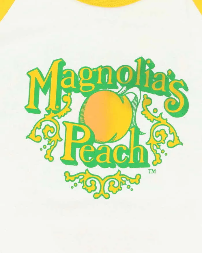 Vintage 80's Magnolia's Peach Baseball Long-sleeved Shirt - XL sold by Rokit product image thumbnail 3