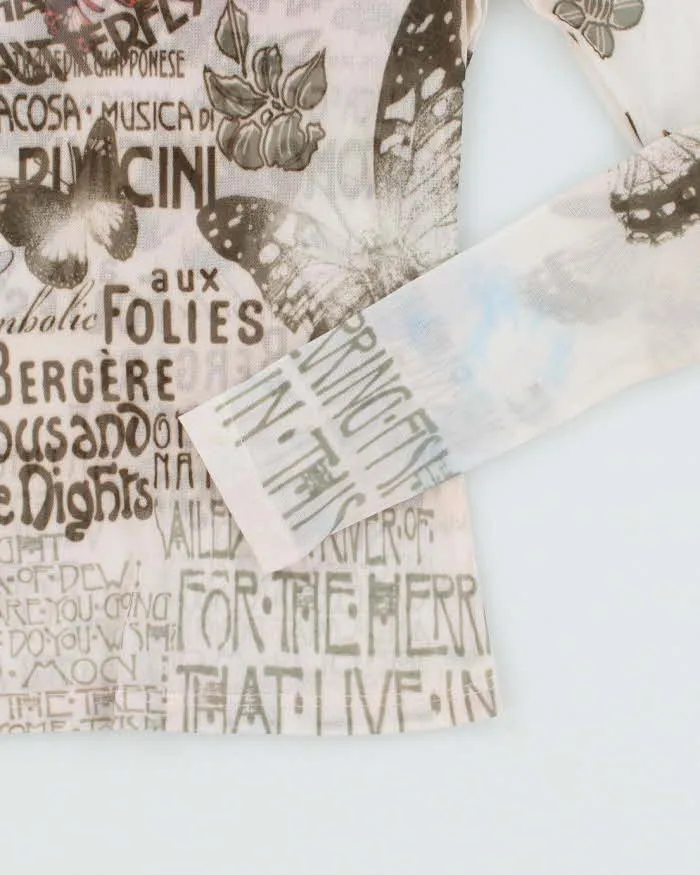 Vintage Y2k 00s Just In Time Mesh Top - XS sold by Rokit product image thumbnail 4