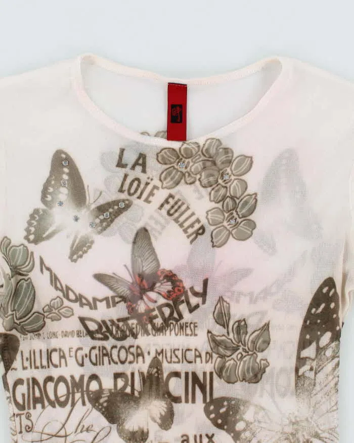 Vintage Y2k 00s Just In Time Mesh Top - XS sold by Rokit product image thumbnail 3