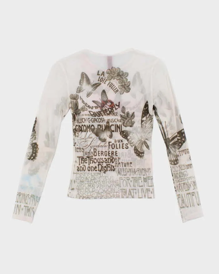 Vintage Y2k 00s Just In Time Mesh Top - XS sold by Rokit product image thumbnail 2