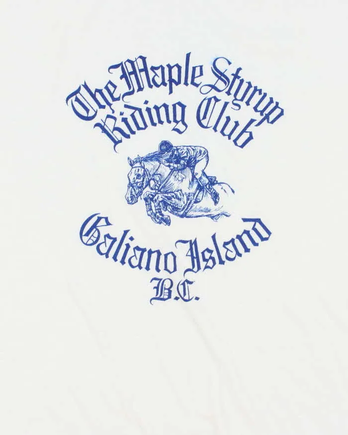 Vintage 90's Ride Club Graphic Ringer Style T-Shirt - XL sold by Rokit product image thumbnail 3