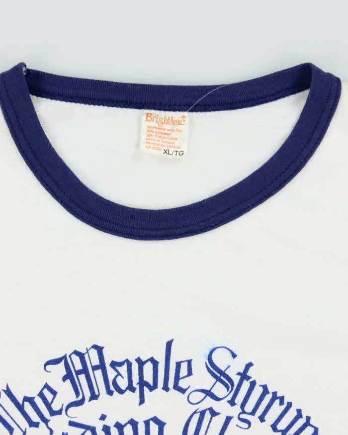 Vintage 90's Ride Club Graphic Ringer Style T-Shirt - XL sold by Rokit product image thumbnail 5