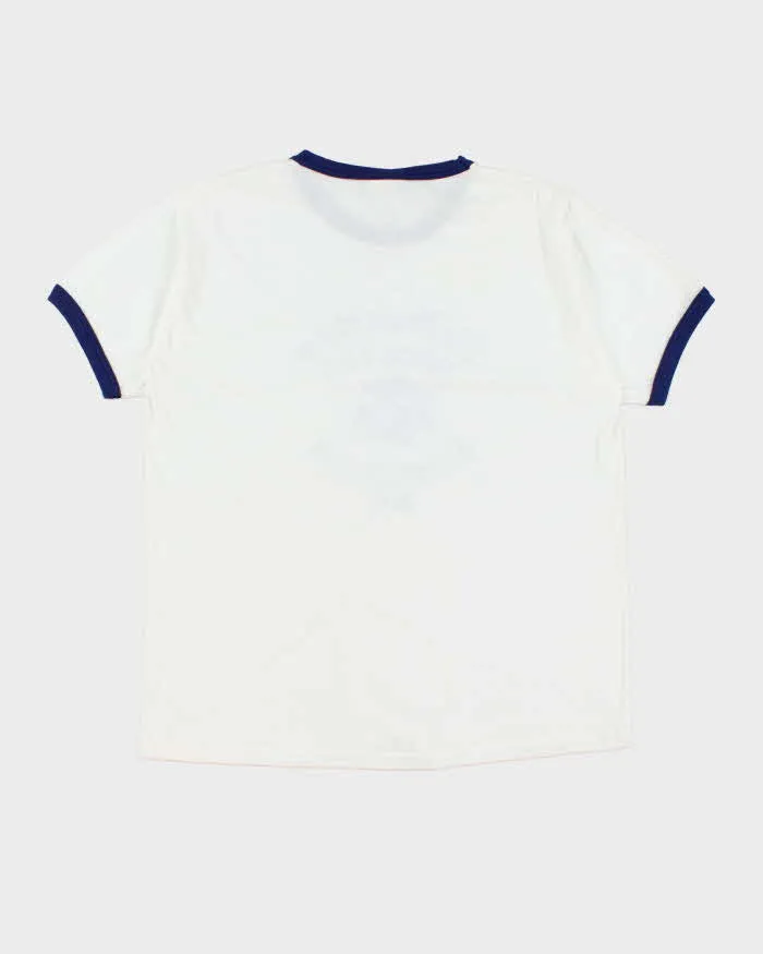 Vintage 90's Ride Club Graphic Ringer Style T-Shirt - XL sold by Rokit product image thumbnail 2