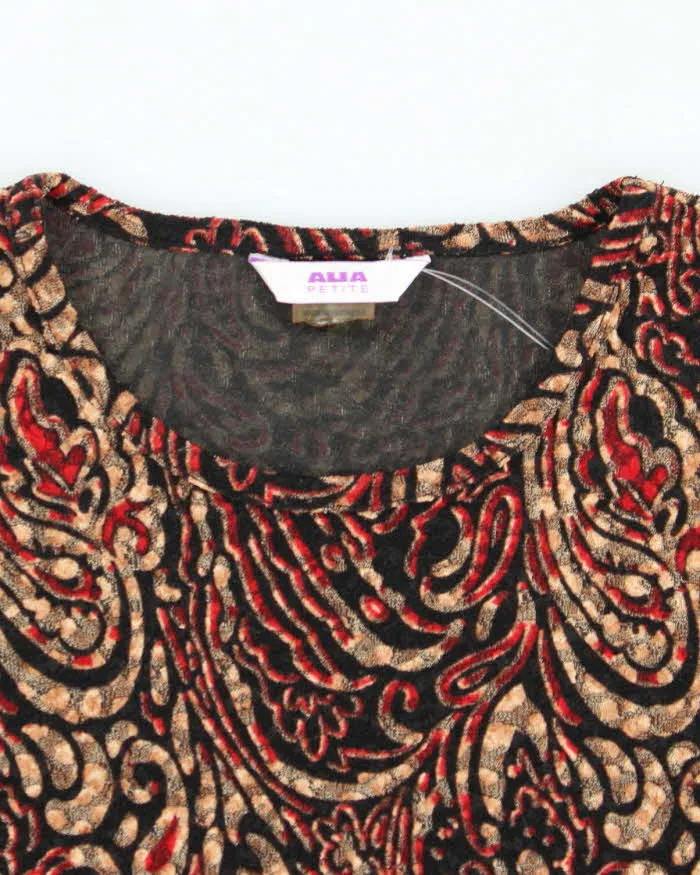Vintage Y2k 00s Alia Pattern Top - L sold by Rokit product image thumbnail 5