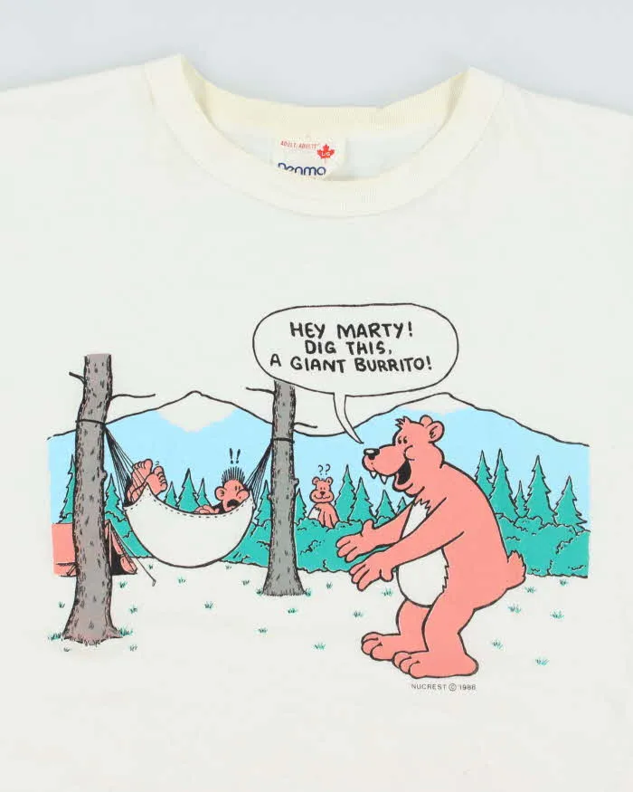 Vintage 80's Comedy Bear Graphic T-Shirt - L sold by Rokit product image thumbnail 3