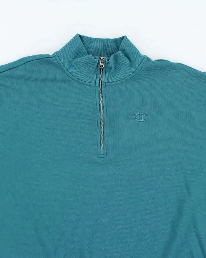 Vintage 2000's Champion Quarter Zip Sweatshirt - XL sold by Rokit product image thumbnail 3