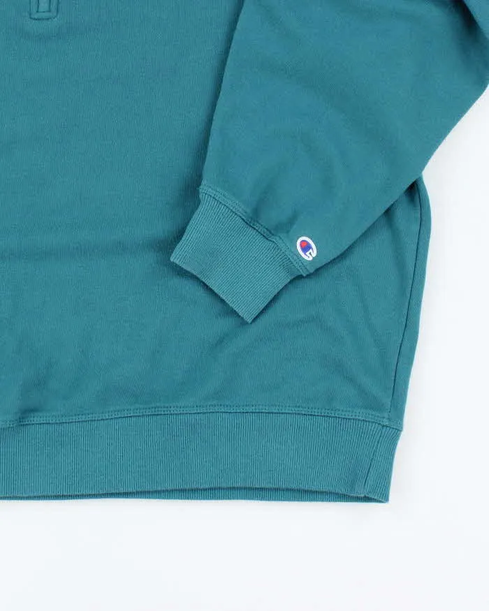 Vintage 2000's Champion Quarter Zip Sweatshirt - XL sold by Rokit product image thumbnail 4