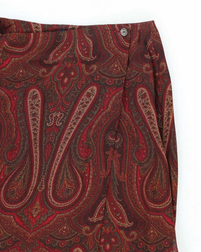 Vintage 90s Charter Club Paisley Pattern Maxi Skirt - XS sold by Rokit product image thumbnail 3