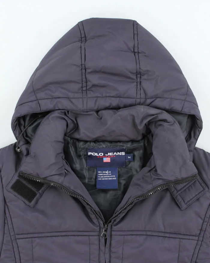 Vintage 2000's Women's Polo Sport Hooded Puffer Jacket - M sold by Rokit product image thumbnail 5