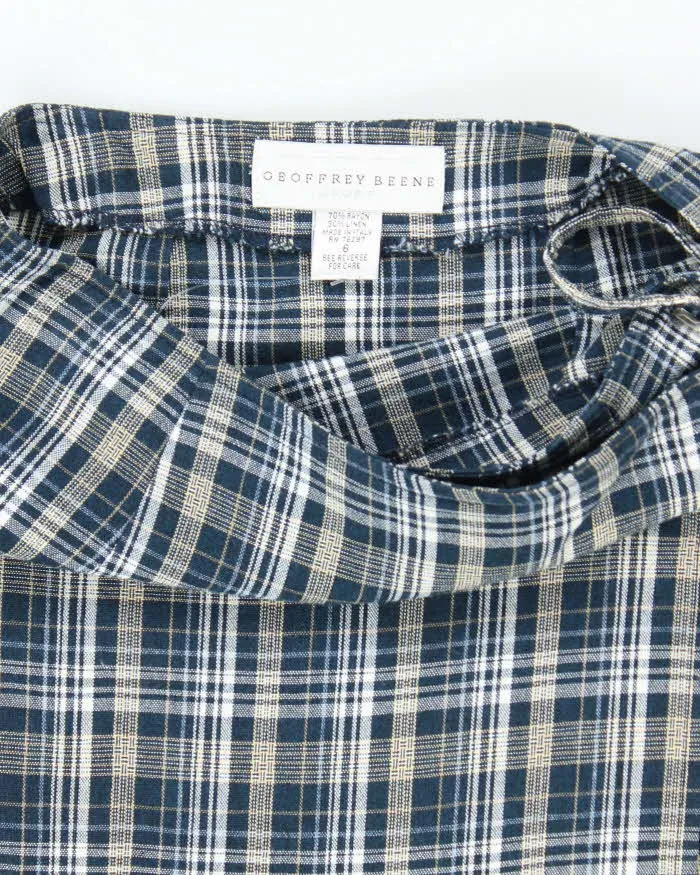 Vintage 90s Geoffrey Beene Checked Wrap Skirt - XS sold by Rokit product image thumbnail 5