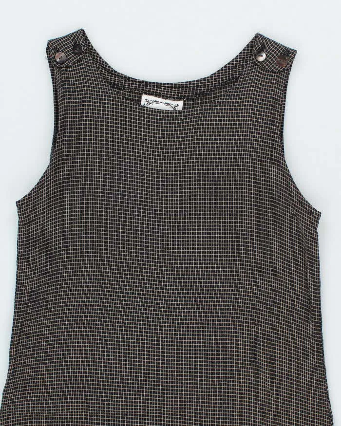 Vintage 90s Dressing Clio Checked Maxi Dress - S sold by Rokit product image thumbnail 3