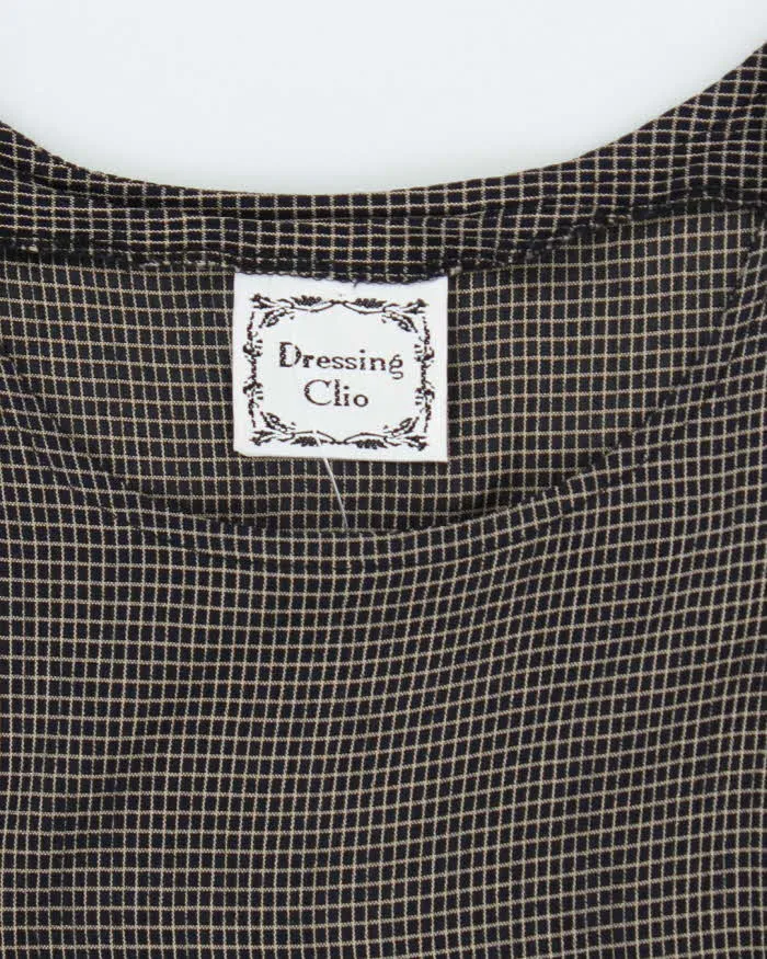 Vintage 90s Dressing Clio Checked Maxi Dress - S sold by Rokit product image thumbnail 5