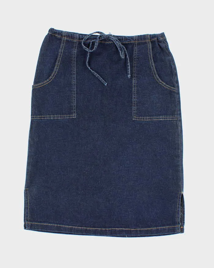Vintage Y2k 00s Twog Denim Skirt - S sold by Rokit