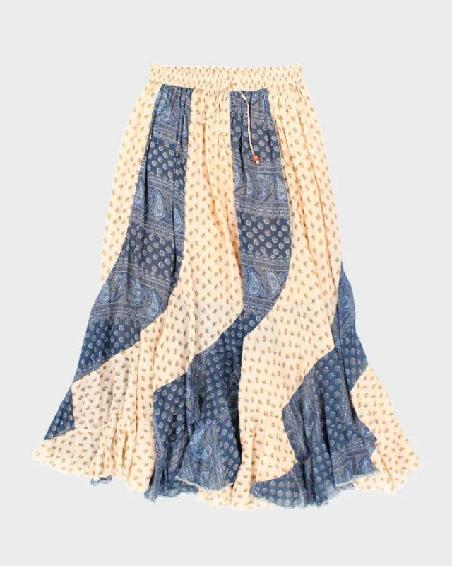 Vintage Made From The Earth Wear In Peace Floral Paisley Pattern Pattern Skirt - XS sold by Rokit