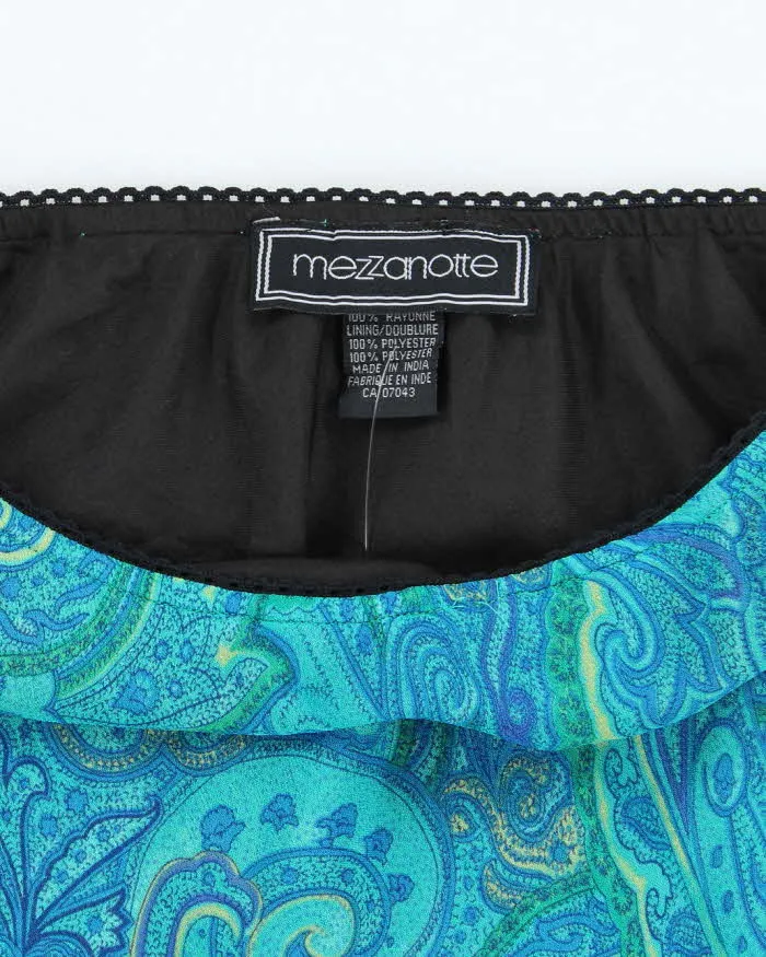 Vintage 90s Mezzanotte Paisley Pattern Skirt - S sold by Rokit product image thumbnail 5