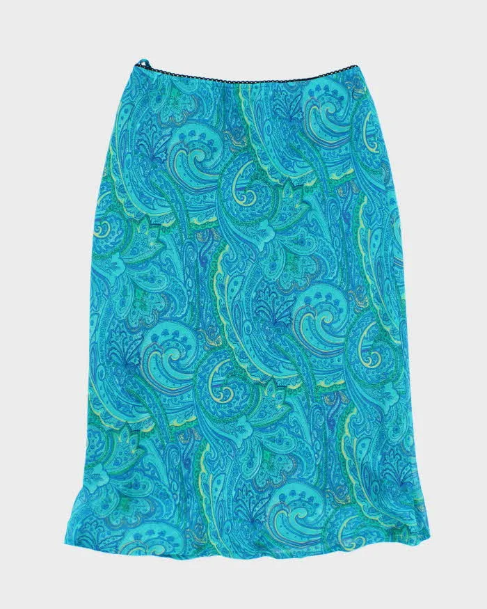 Vintage 90s Mezzanotte Paisley Pattern Skirt - S sold by Rokit product image thumbnail 2